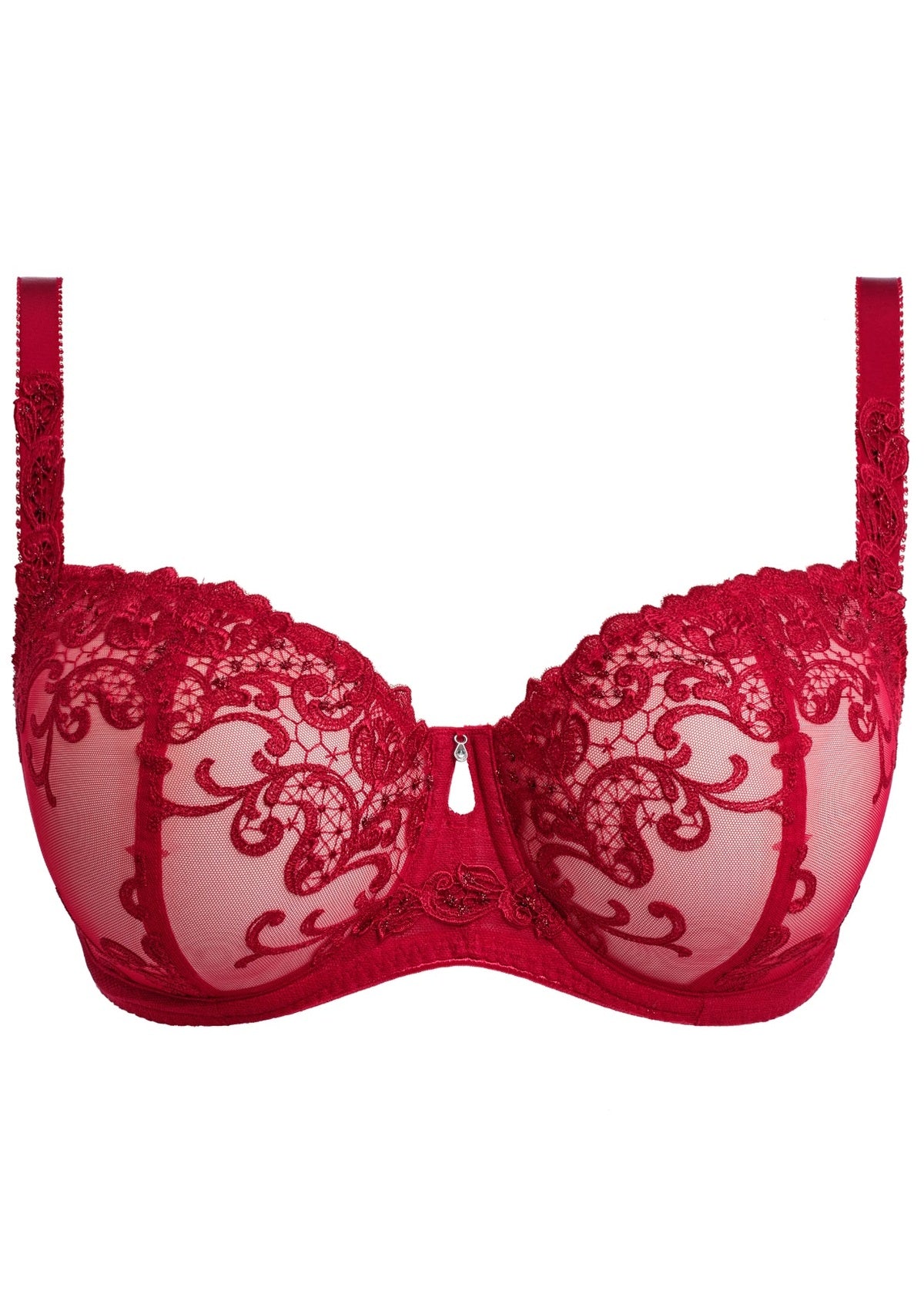 FL102607 Red - Portia UW Balconette Bra