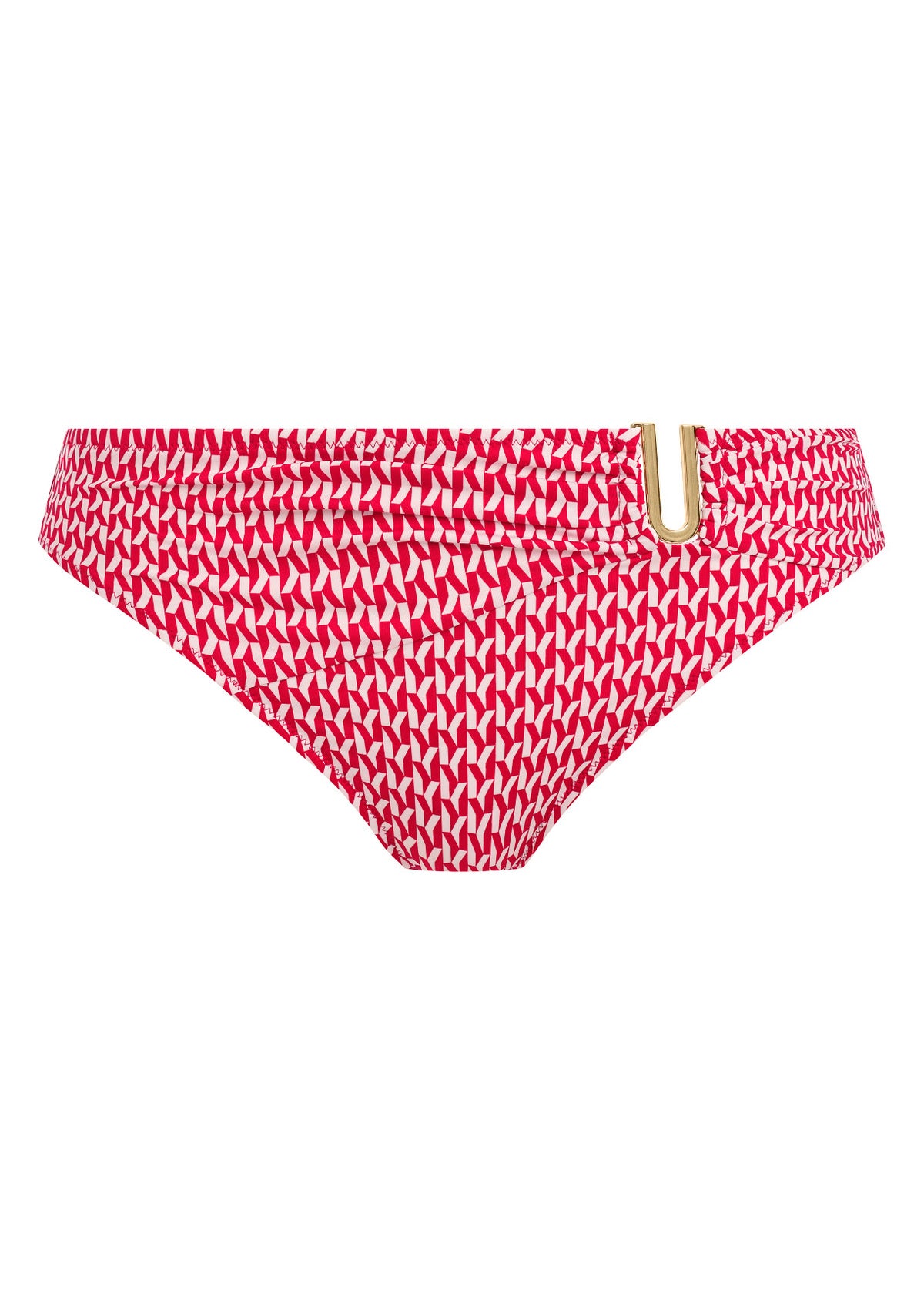 FS504672 Radiant Red - Koh Lipe Mid Rise Bikini Brief
