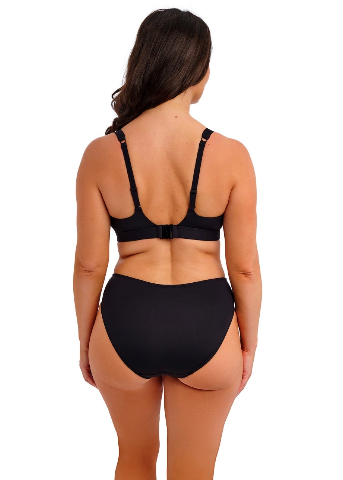 FS505172 Black -Merissa Mid Rise Bikini Brief