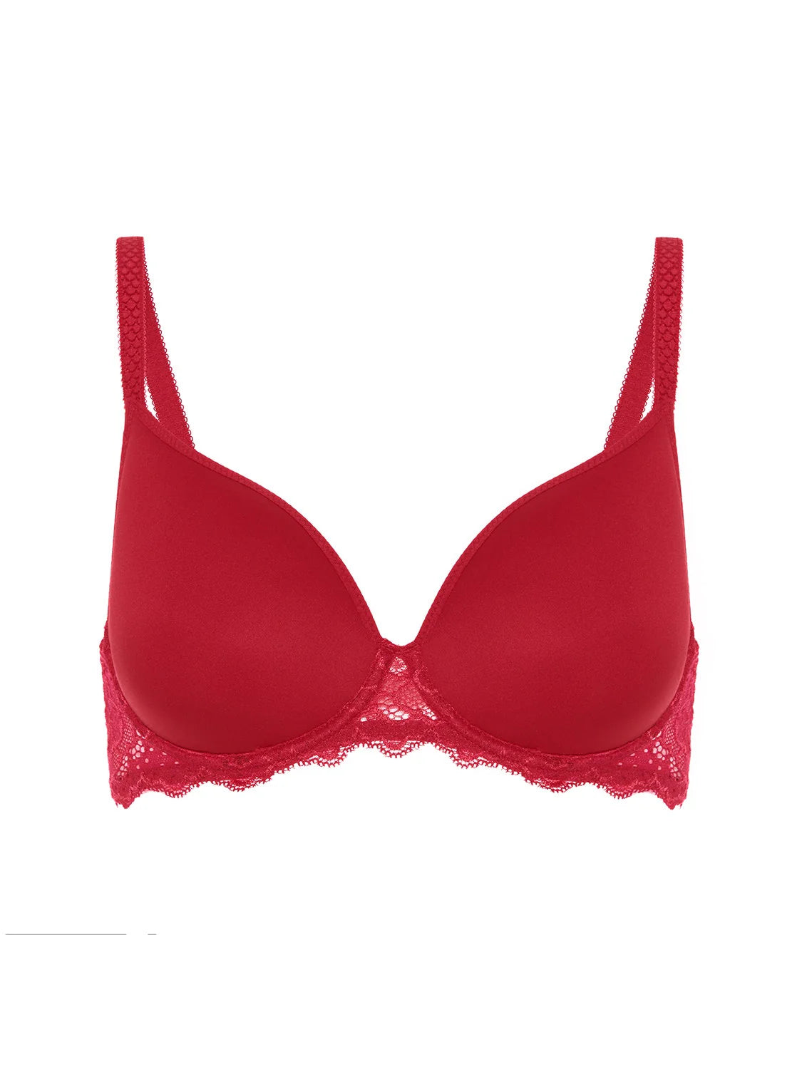 12A316 Rouge Tango - Caresse 3D Plunge Bra
