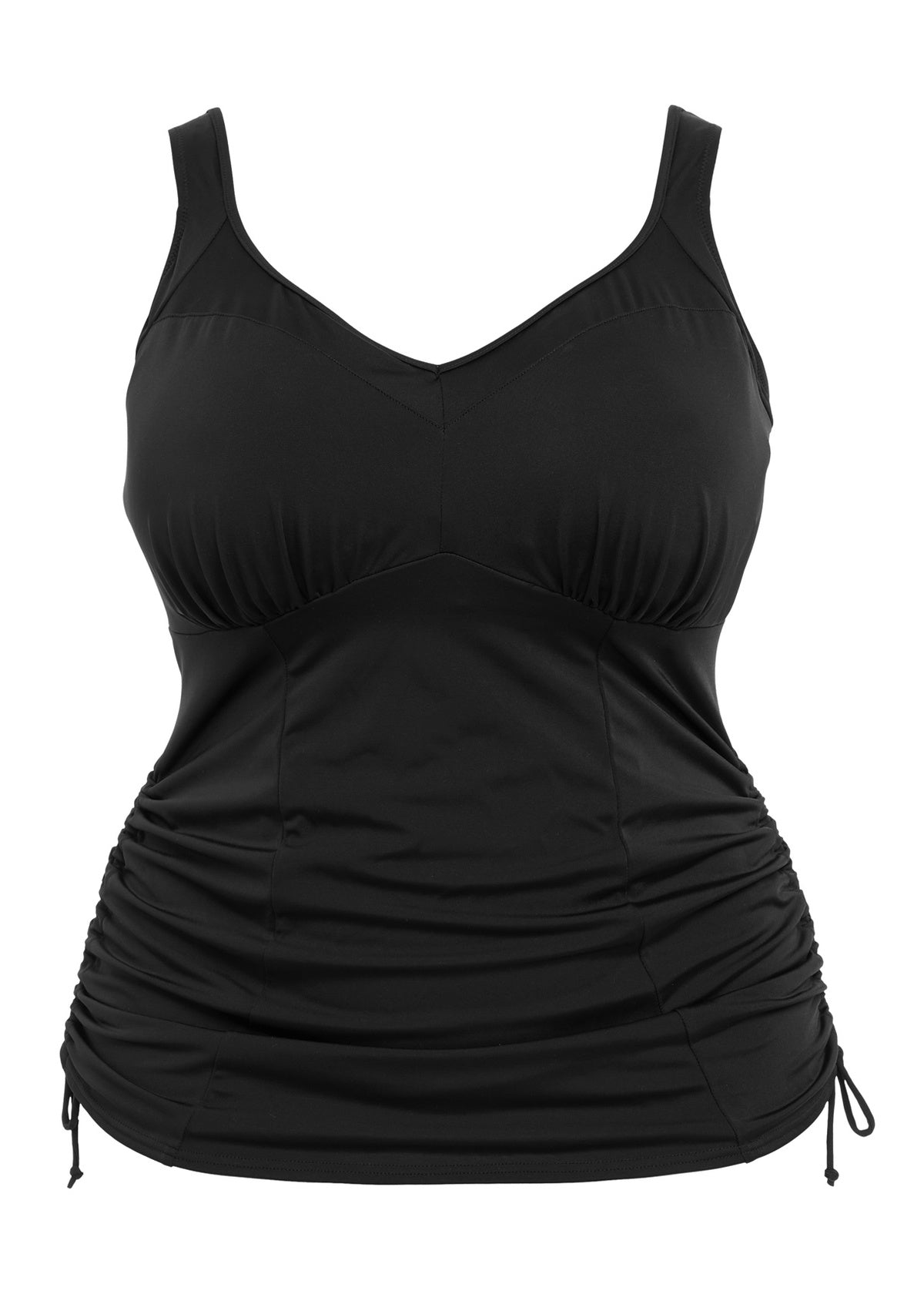 ES7502 Black - Essentials Molded Adjustable Tankini