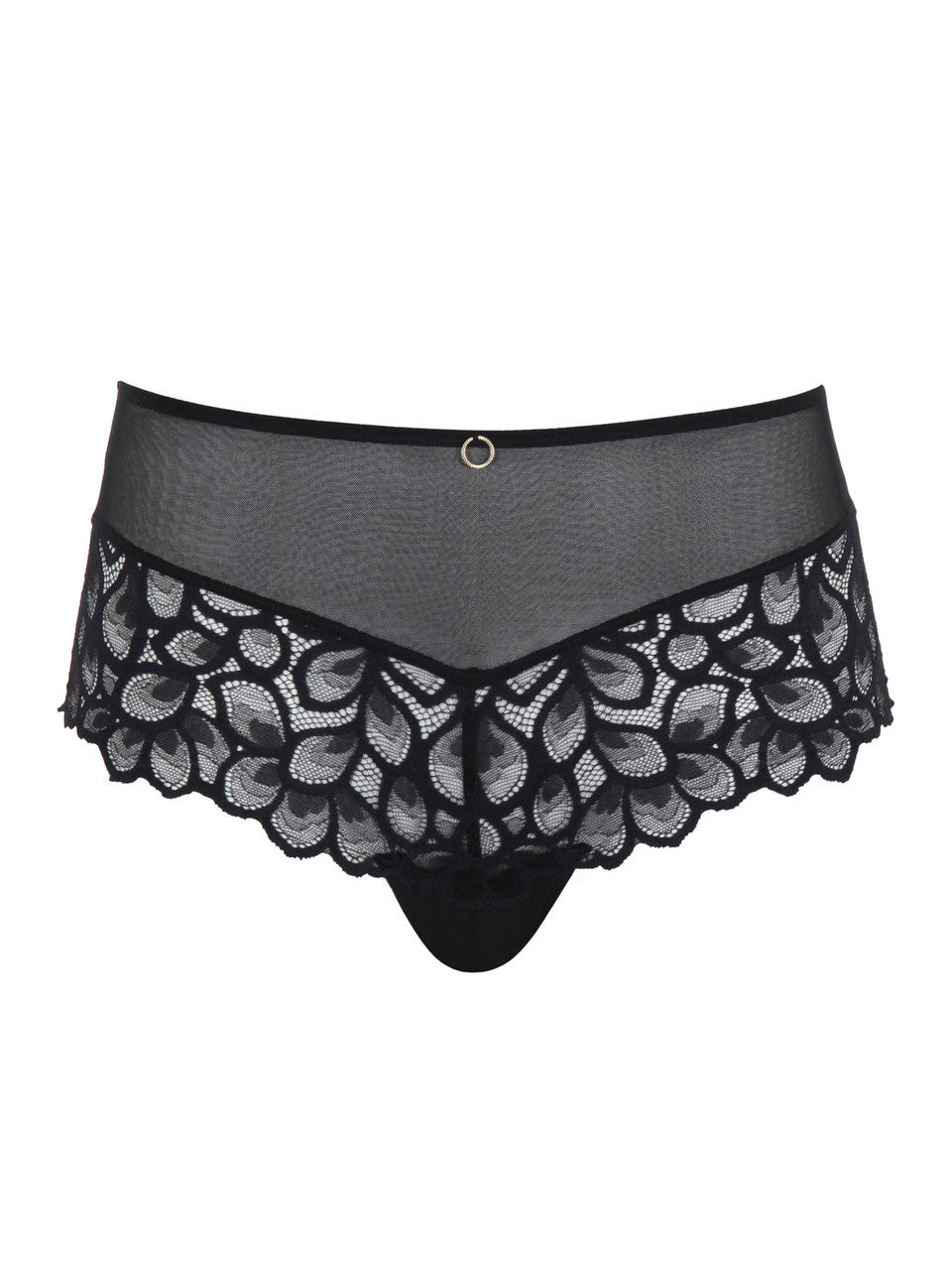 10764 Black/Latte - Allure Deep Brief