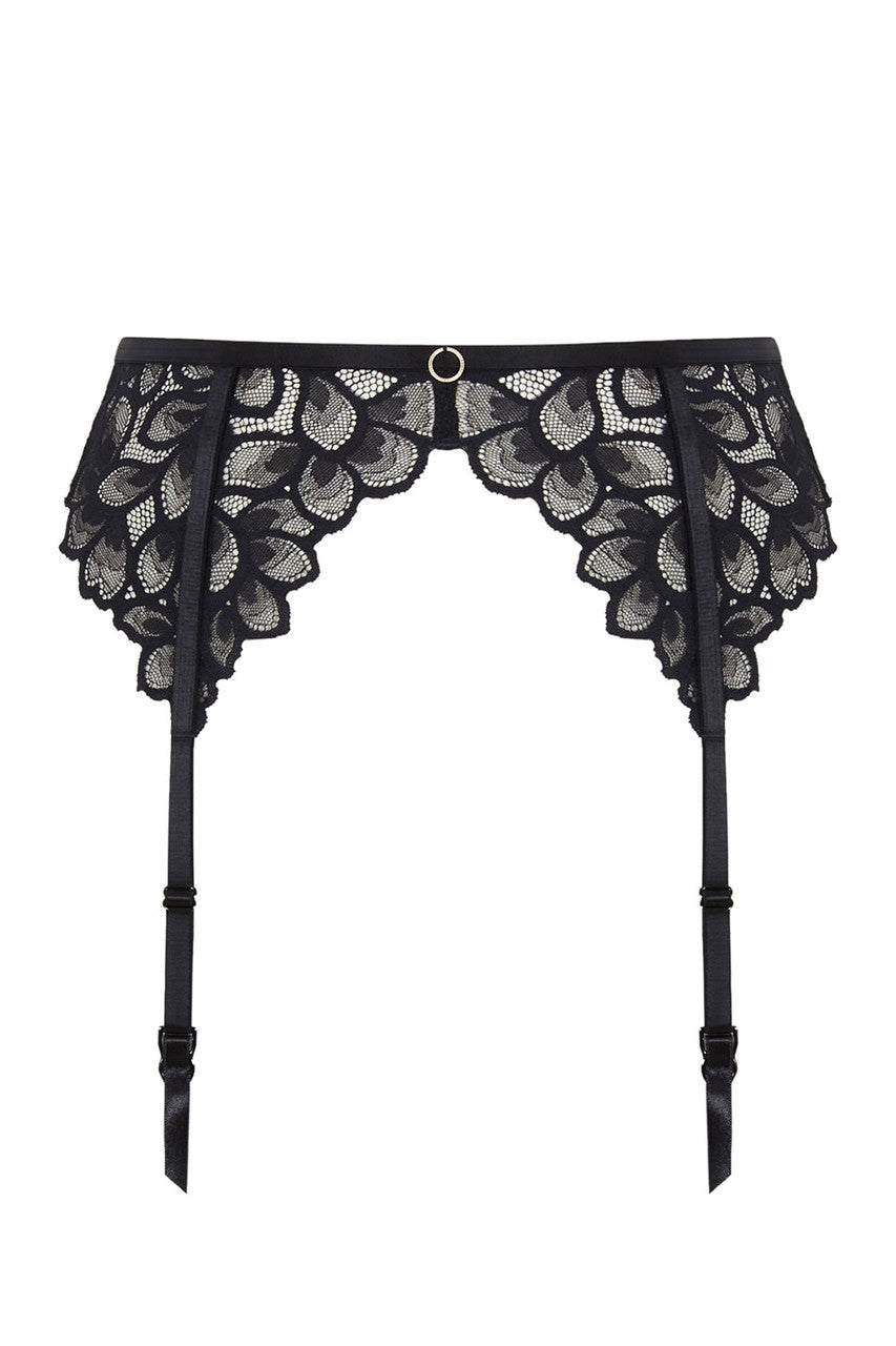 10768A Black/Latte - Allure Suspender