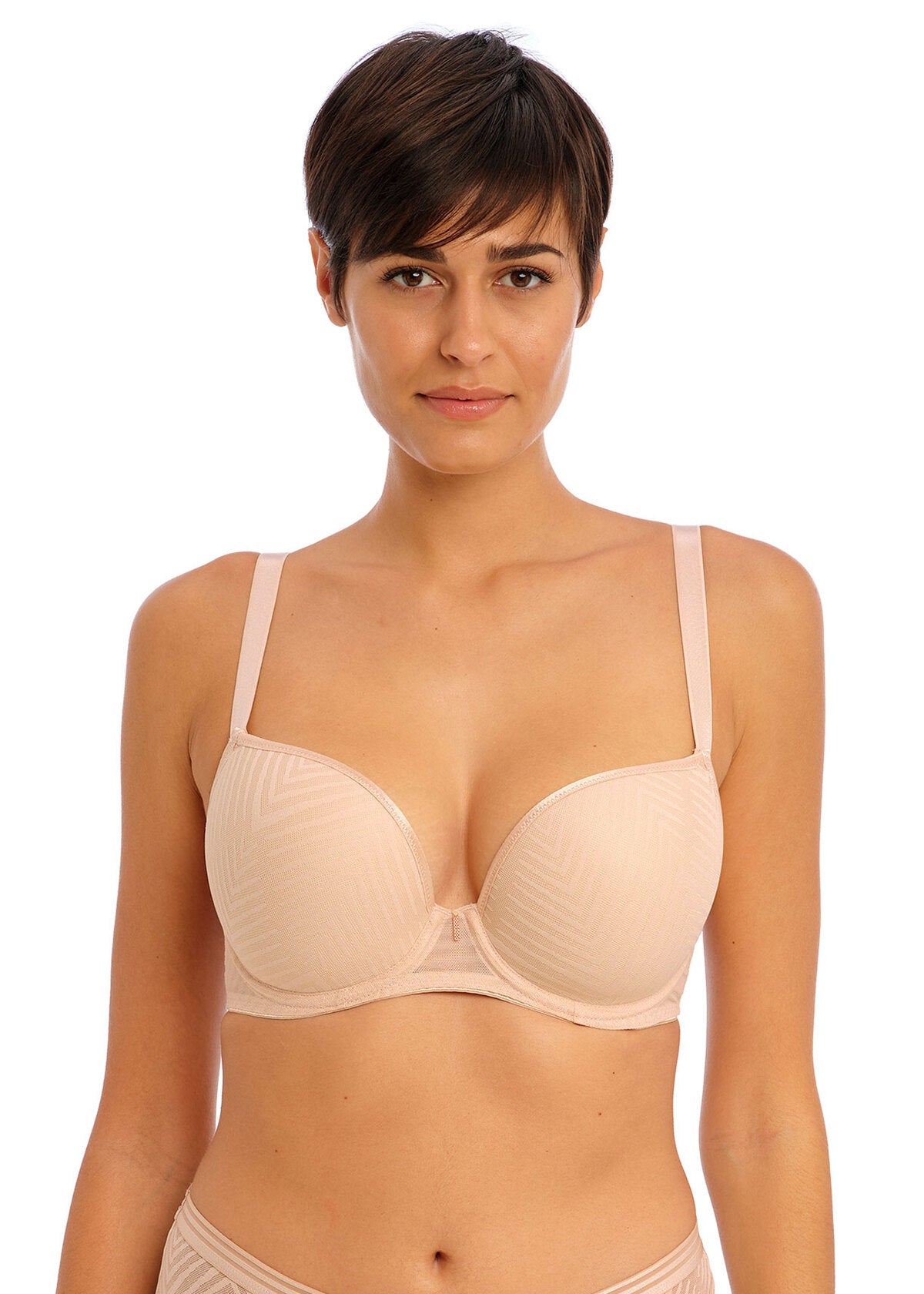 AA401131 Natural Beige - Tailored Molded Plunge T-Shirt Bra