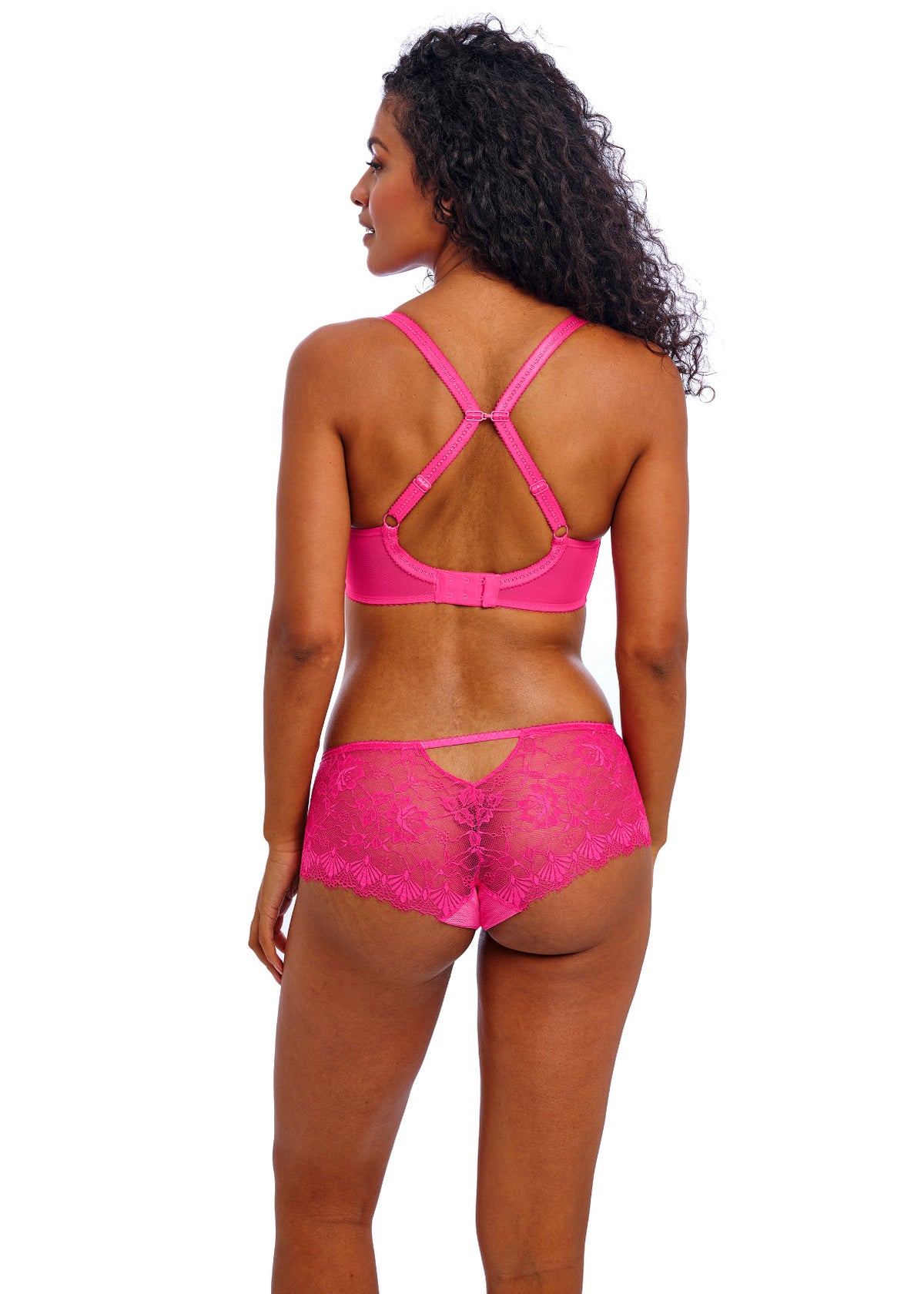 AA403131 Hot Pink - Fascinate UW Molded Plunge T-shirt Bra