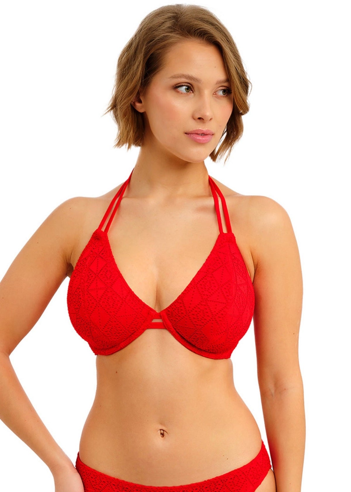 AS205404 Lava - Nomad Nights UW Halter Bikini Top