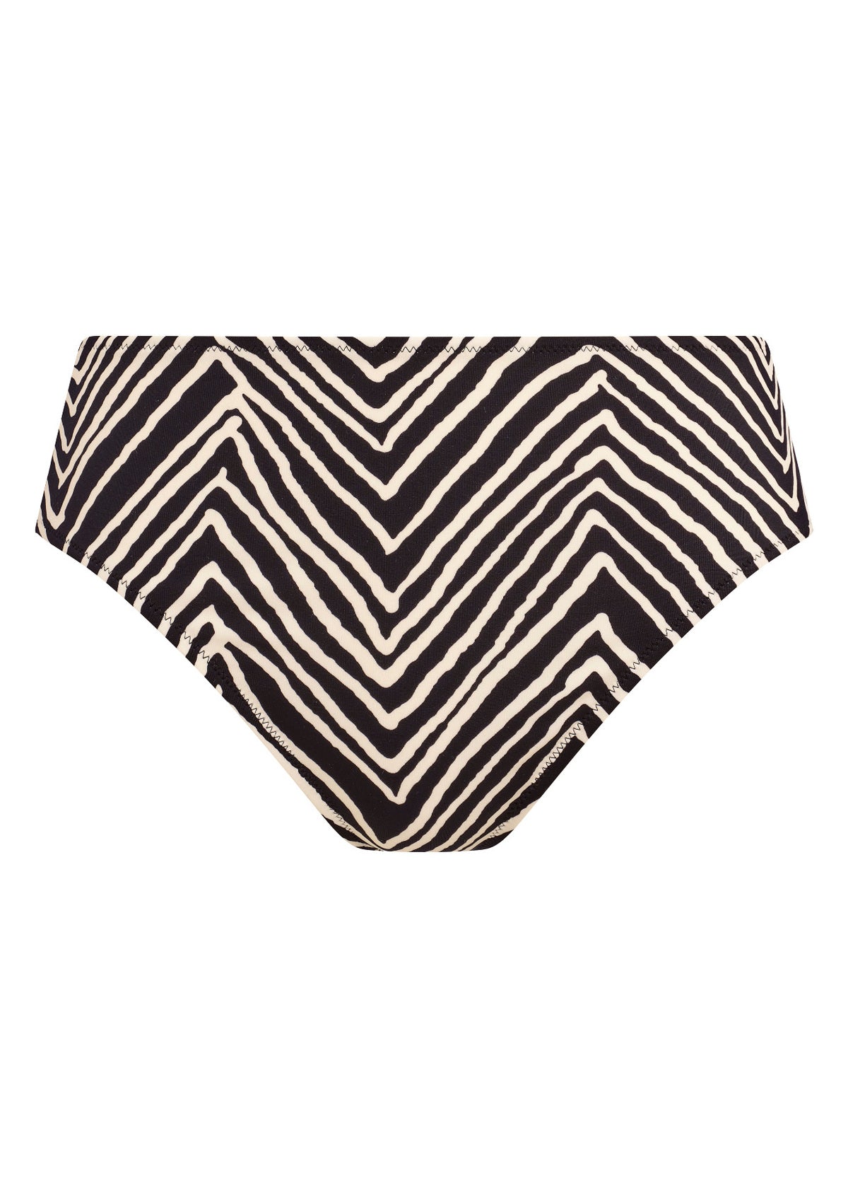 AS206878 Black - Fiji Falls High Waist Bikini Brief