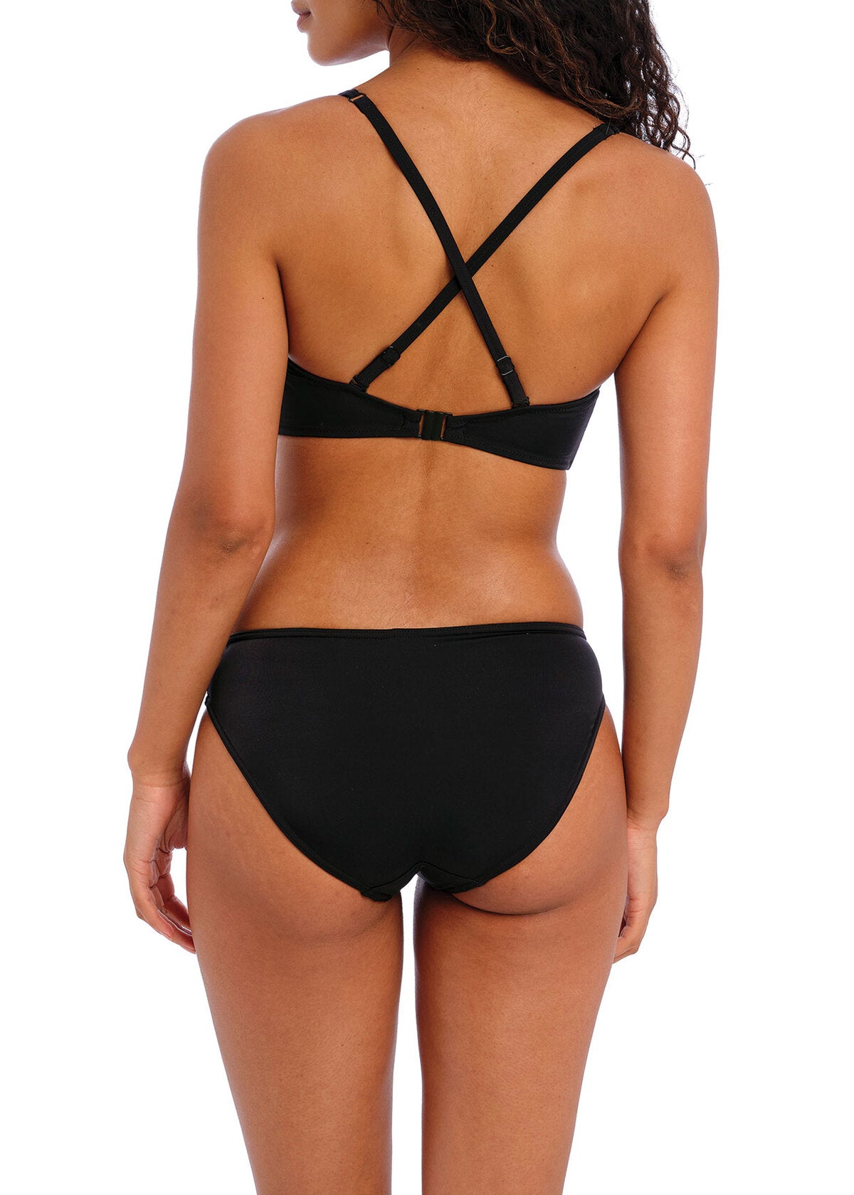 AS7234 Plain Black - Jewel Cove Bikini Brief