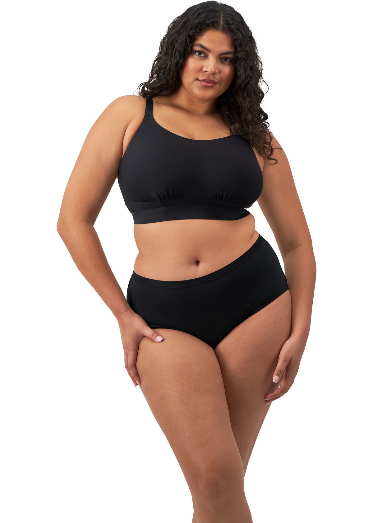 EL301417 Black - Elomi Downtime Non Wired Bralette