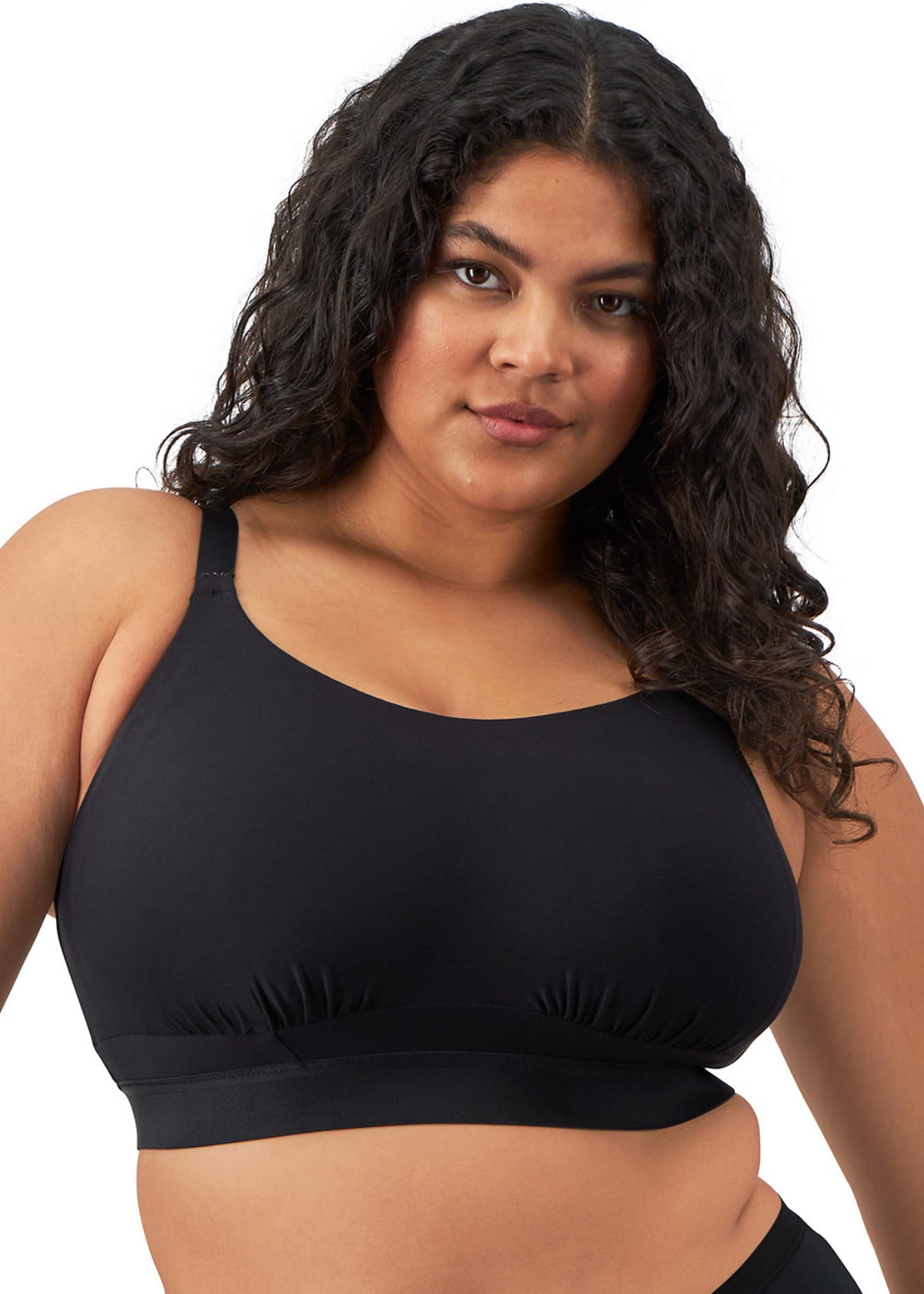 EL301417 Black - Elomi Downtime Non Wired Bralette