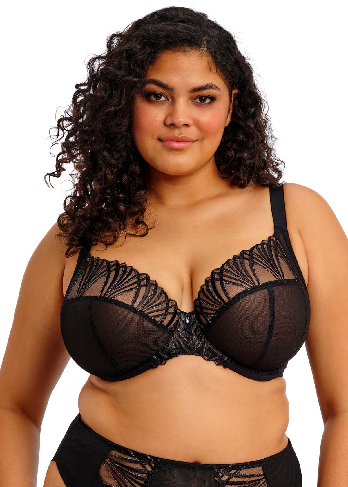 EL303102 Black - Reja UW Plunge Bra