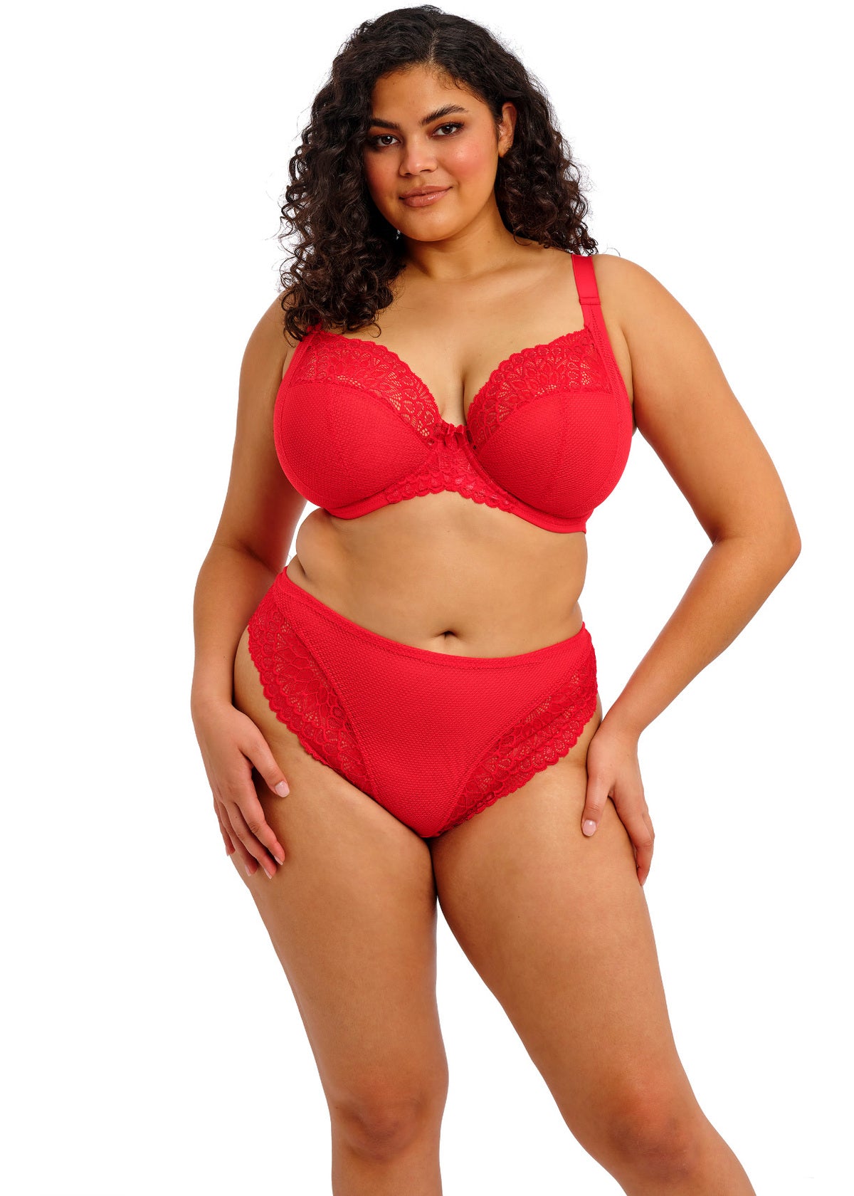 EL303334 Red - Tiernie UW Plunge Bra
