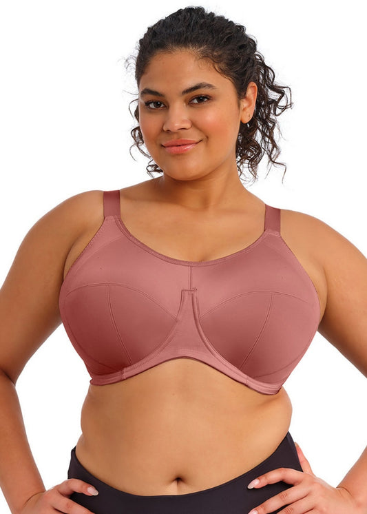 EL8041 Rosewood - Energise UW Sports Bra