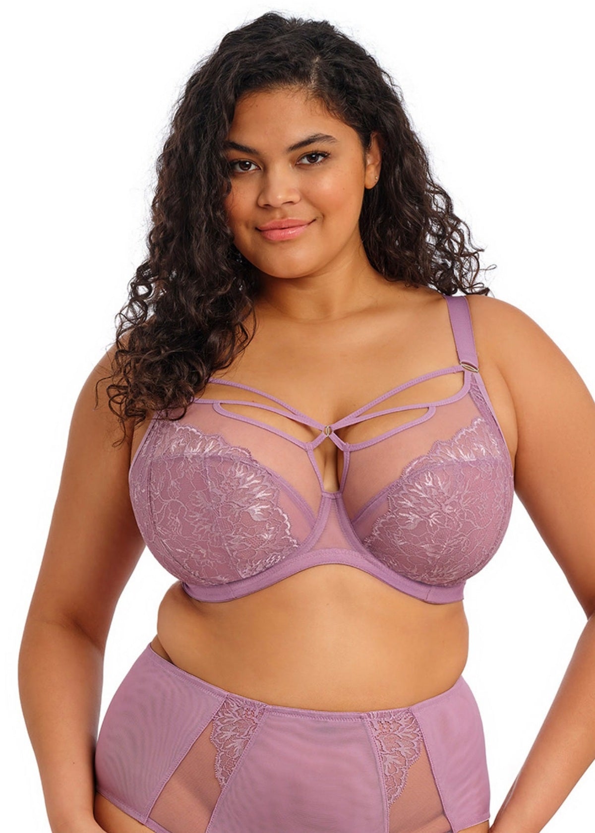 EL8080 Heather - Brianna UW Plunge Bra