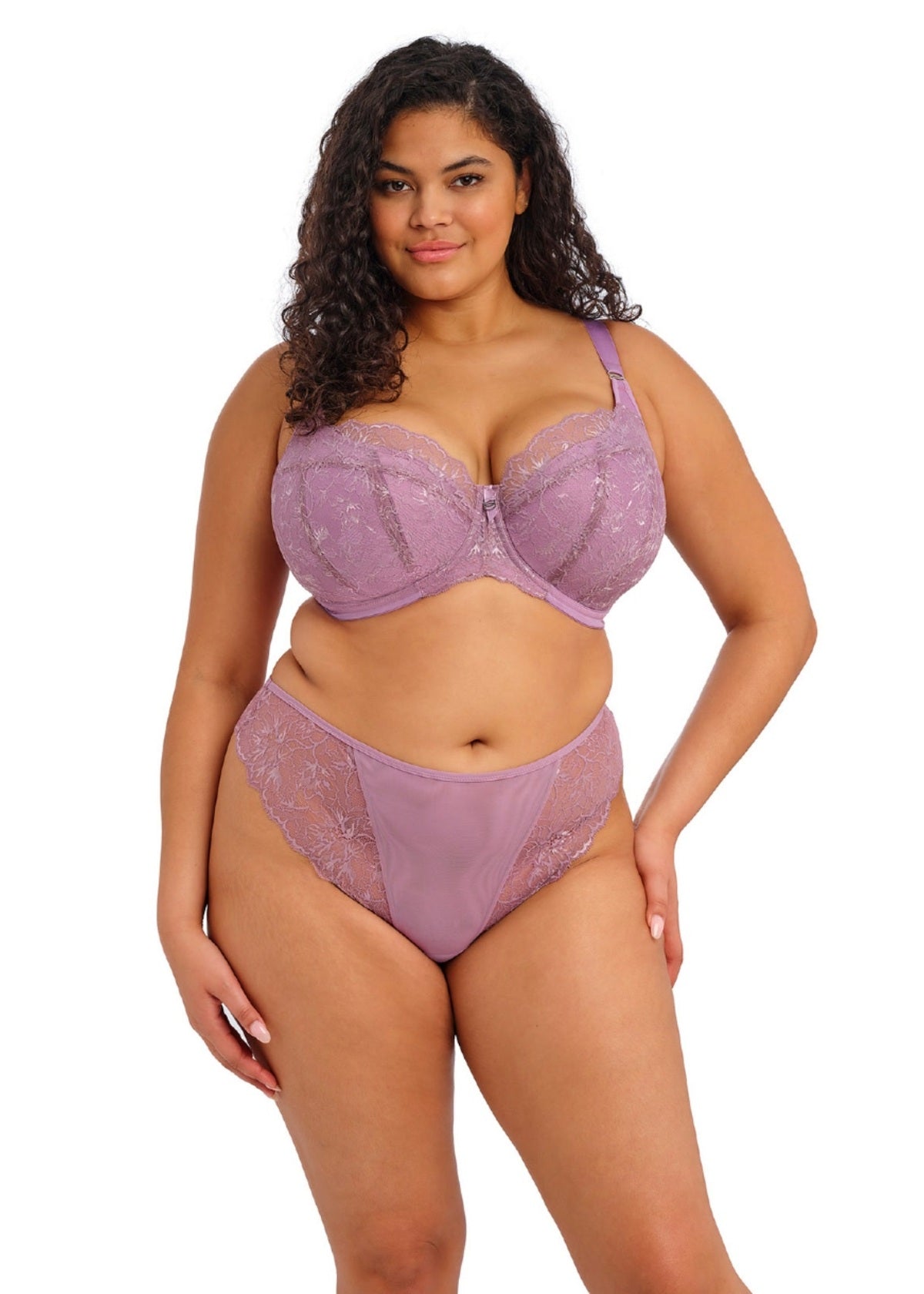 EL8081 Heather - Brianna UW Padded Half Cup Bra