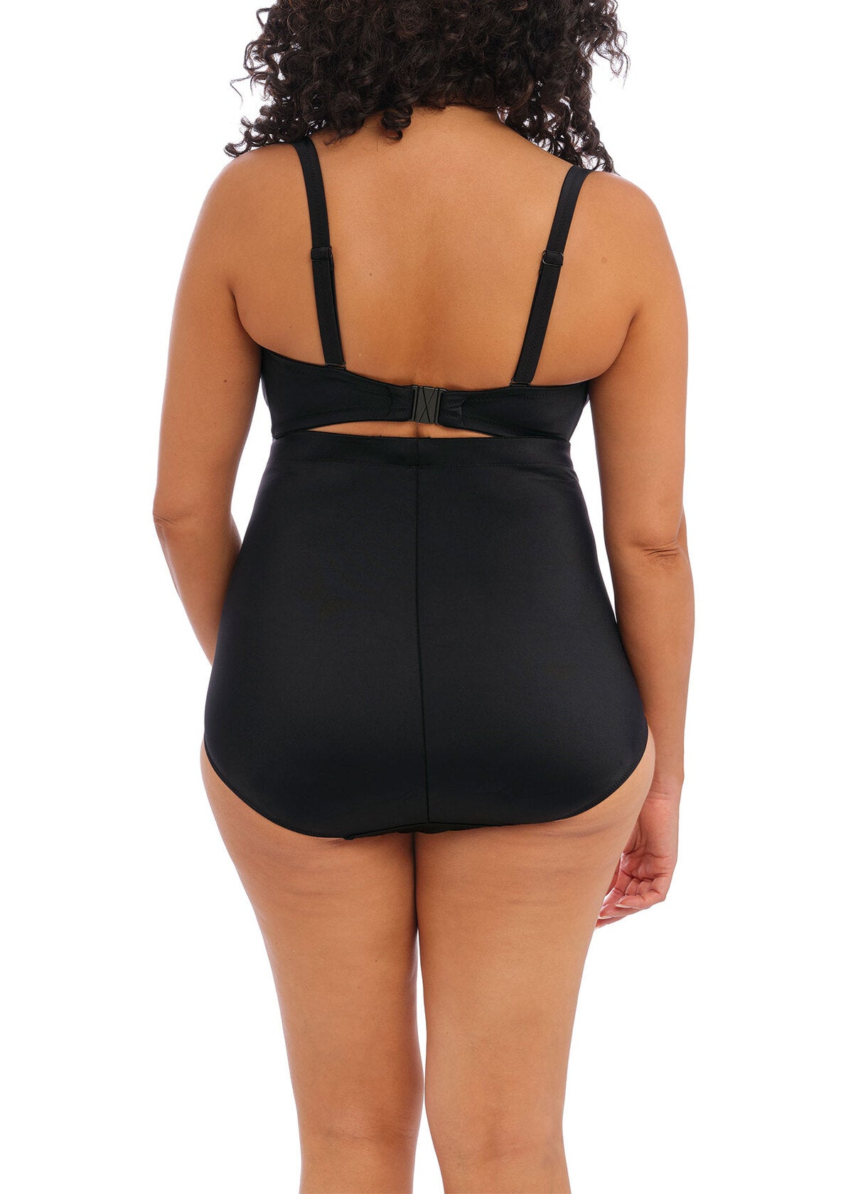 ES7604 Black - Essentials High Waist Swim Brief