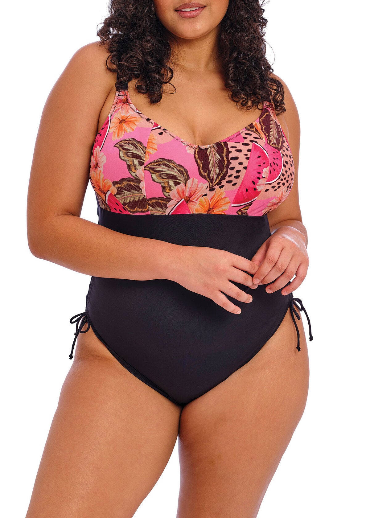 ES801643 Multi - Cabana Nights Multi Non Wired Swimsuit