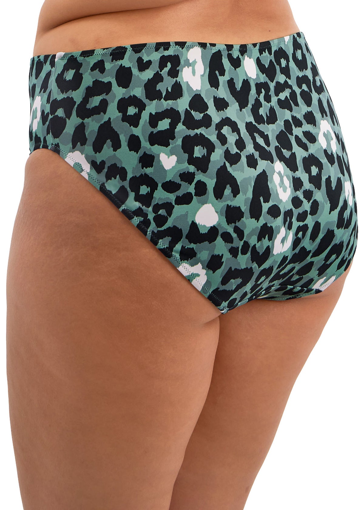 ES802072 Olive - Jungle Bay Mid Rise Bikini Brief