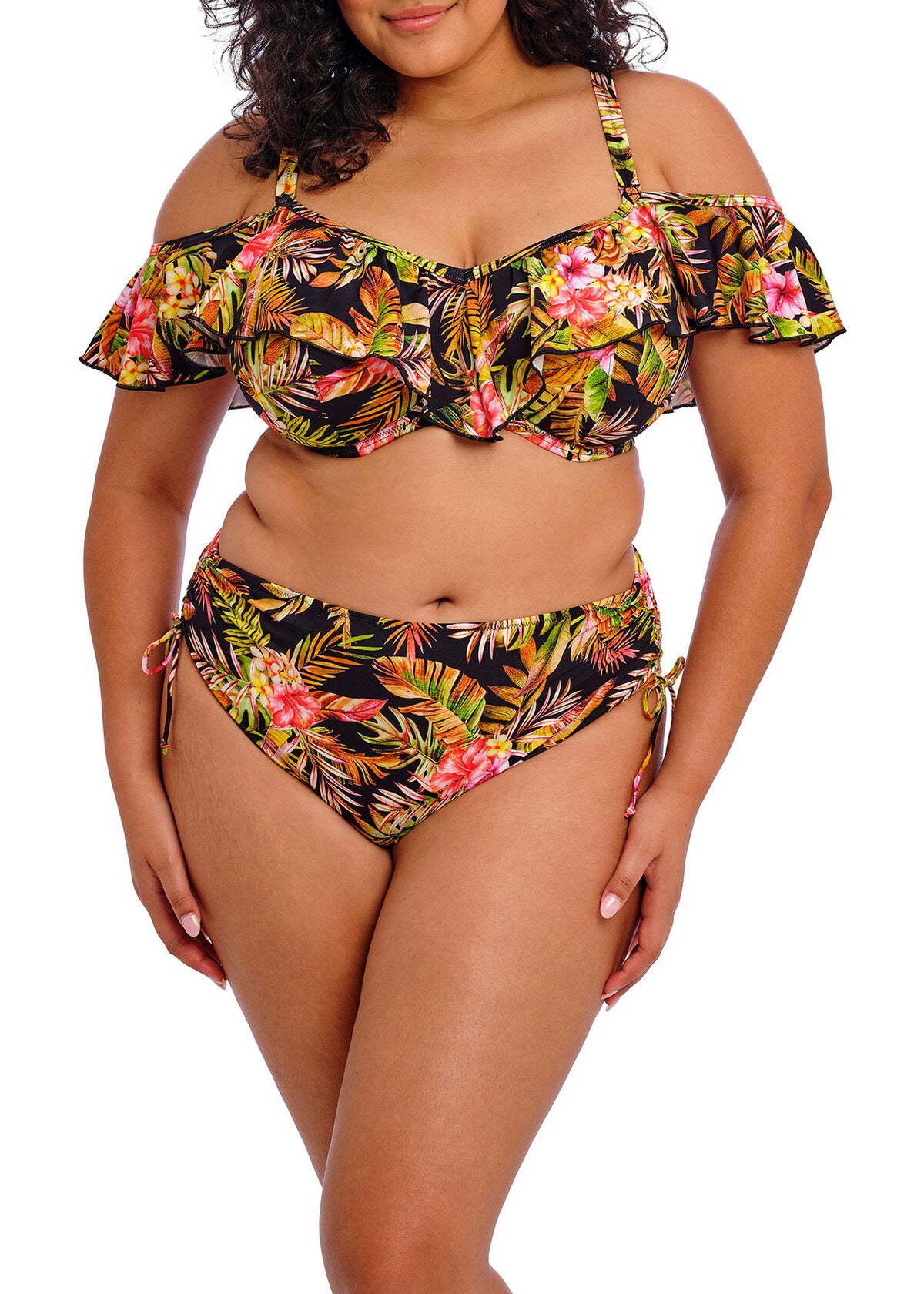ES802373 Black - Tiger Valley Adjustable Bikini Brief