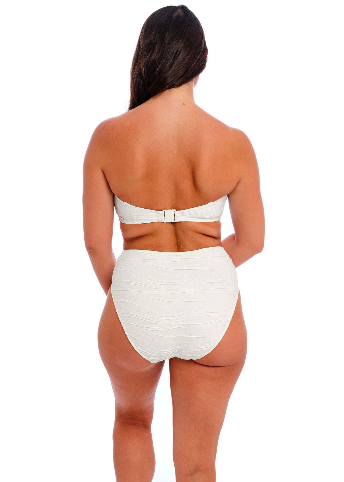 FS502278 Linen - Beach Waves High Waist Bikini Brief