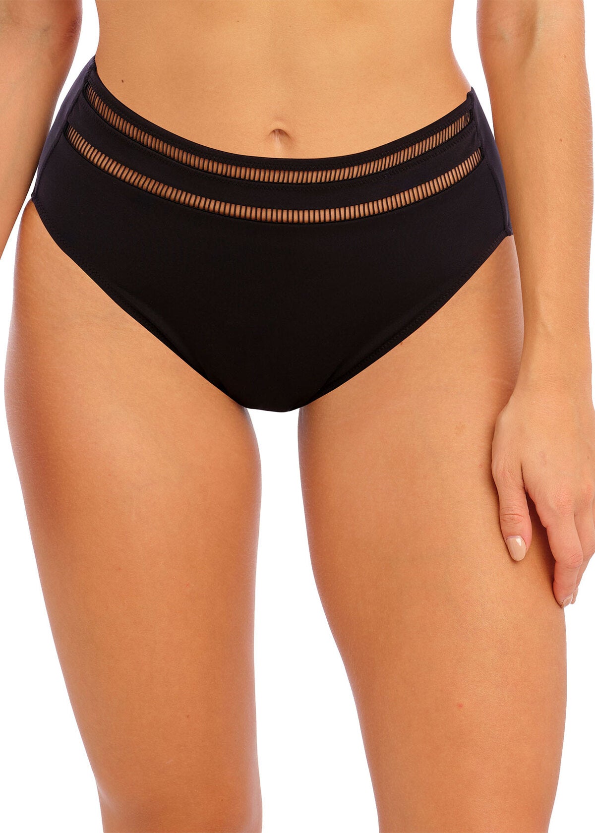 FS502878 Black - East Hampton High Waist Bikini Brief
