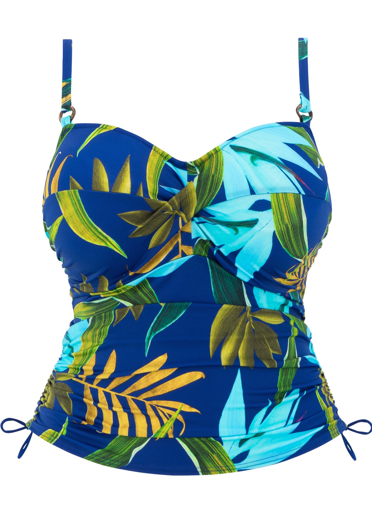 FS503954 Tropical Blue - Pichola UW Twist Front Tankini