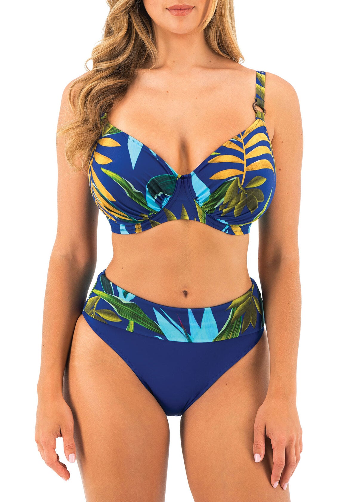FS503977 Tropical Blue - Pichola Fold Bikini Brief