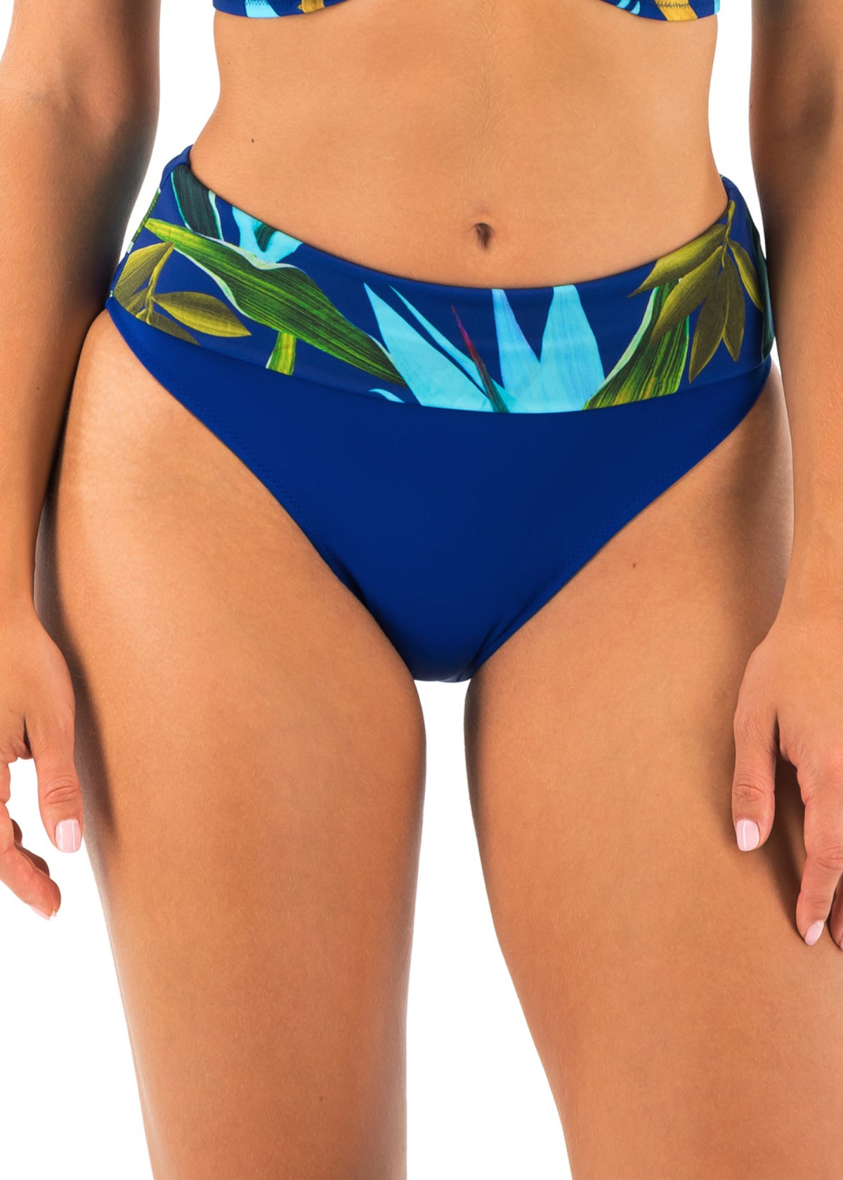FS503977 Tropical Blue - Pichola Fold Bikini Brief