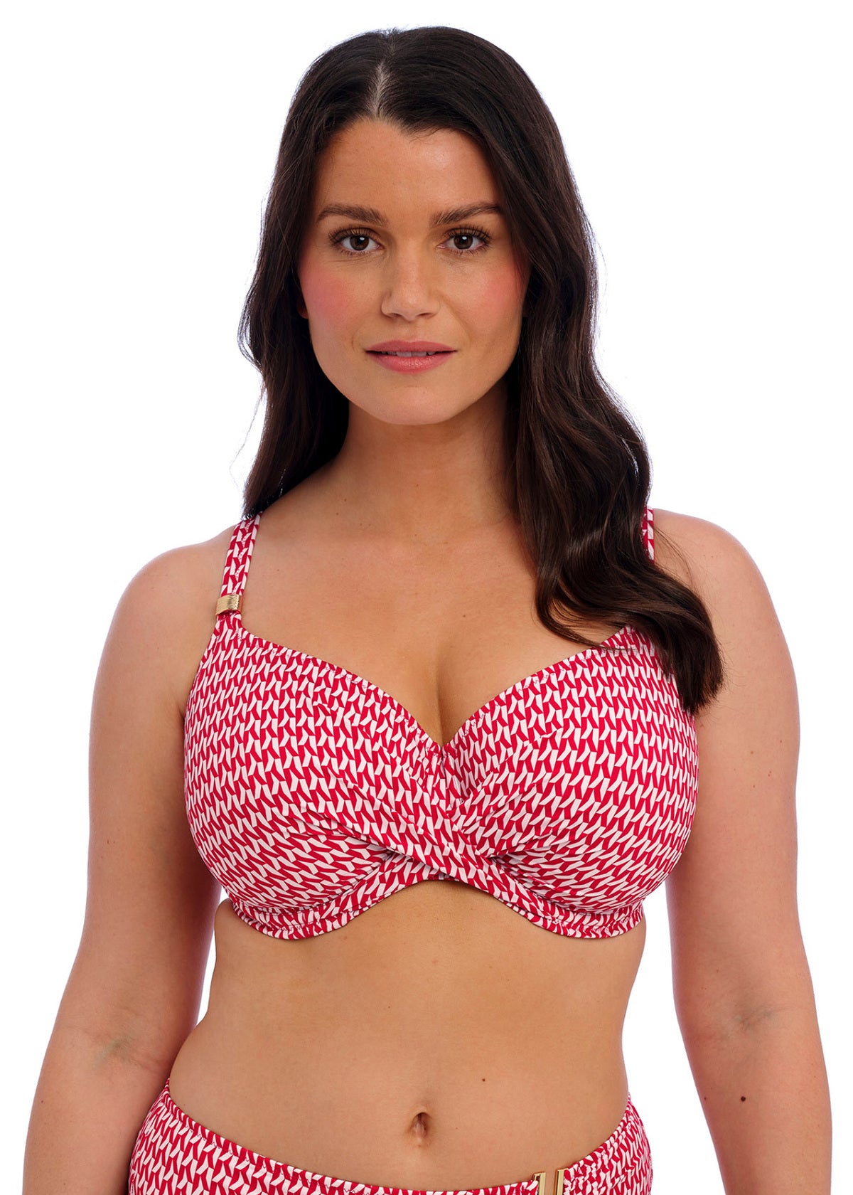 FS504605 Radiant Red - Koh Lipe UW Full Cup Bikini Top