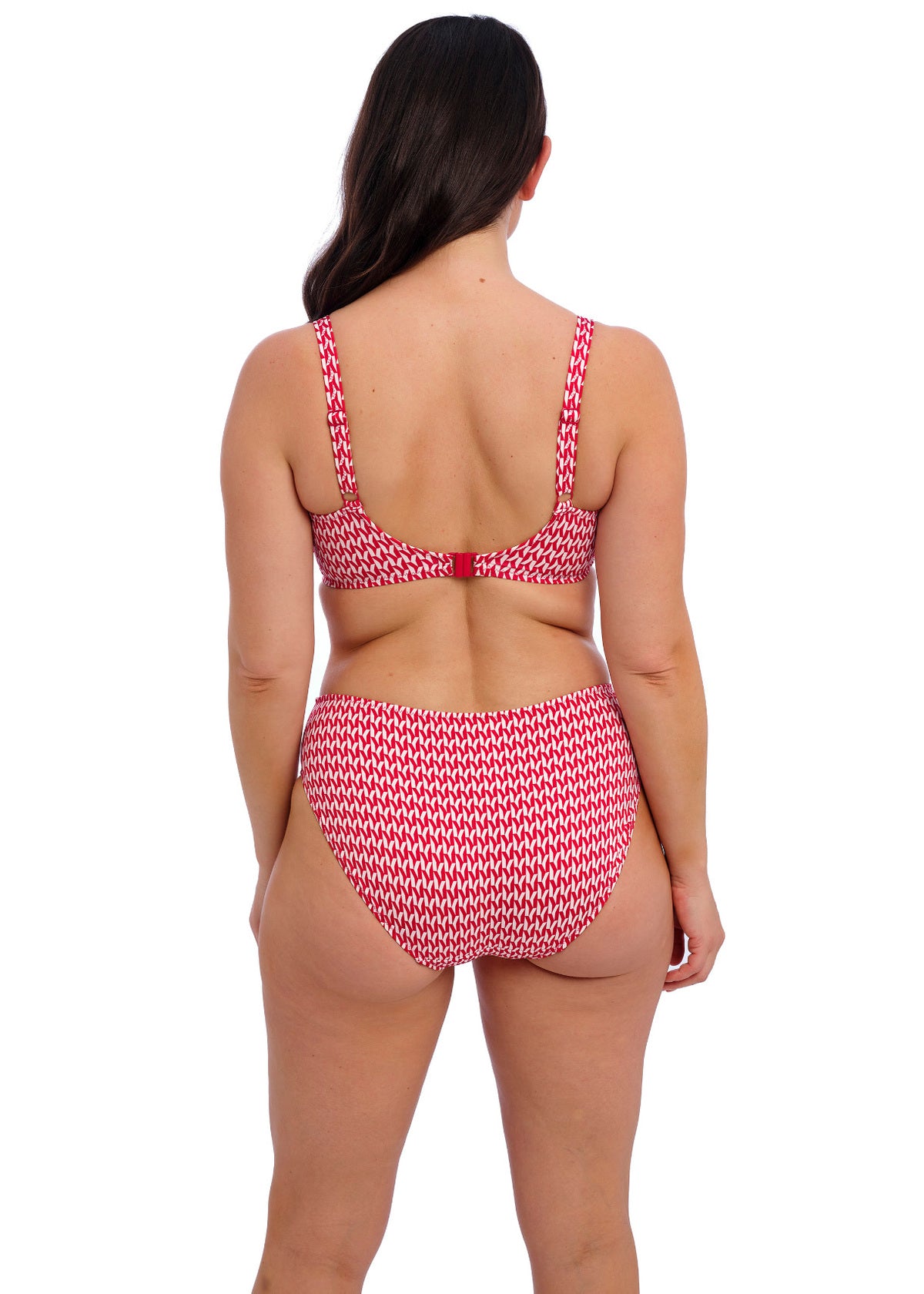 FS504672 Radiant Red - Koh Lipe Mid Rise Bikini Brief