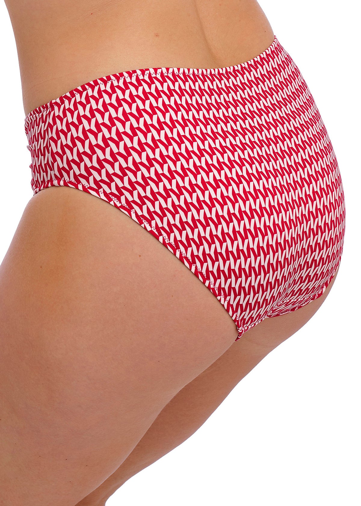 FS504672 Radiant Red - Koh Lipe Mid Rise Bikini Brief