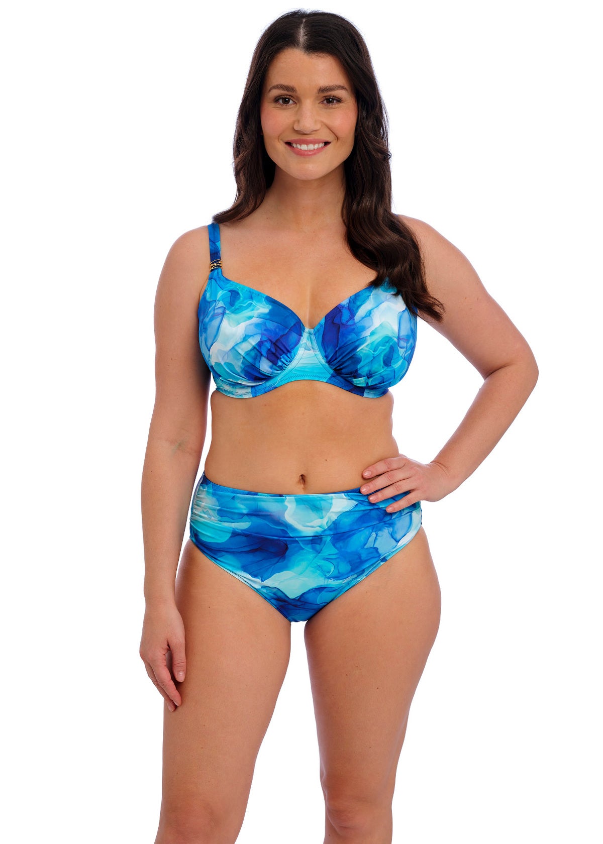 FS506071 Dazzling Blue - Saunton Sands Full Bikini Brief