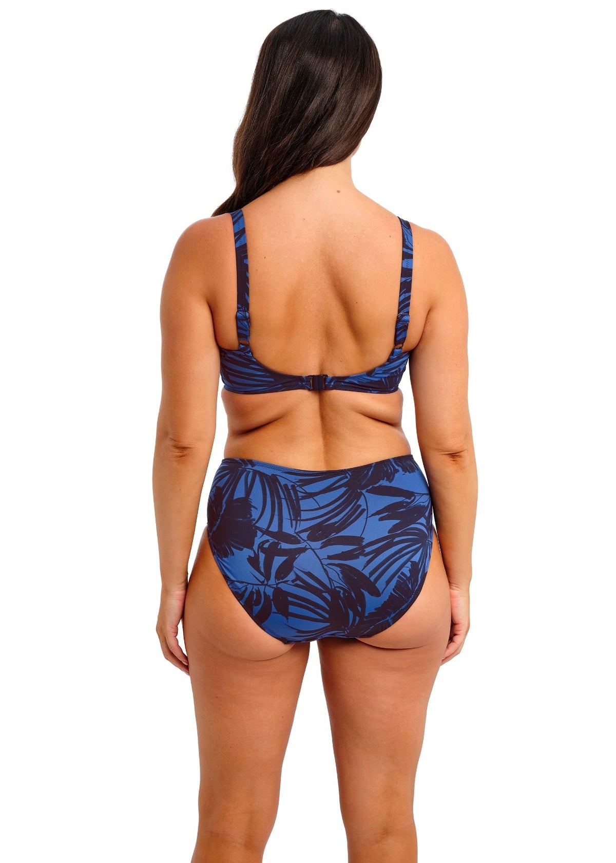 FS506501 Midnight - Malabar Coast UW Gathered Full Cup Bikini Top