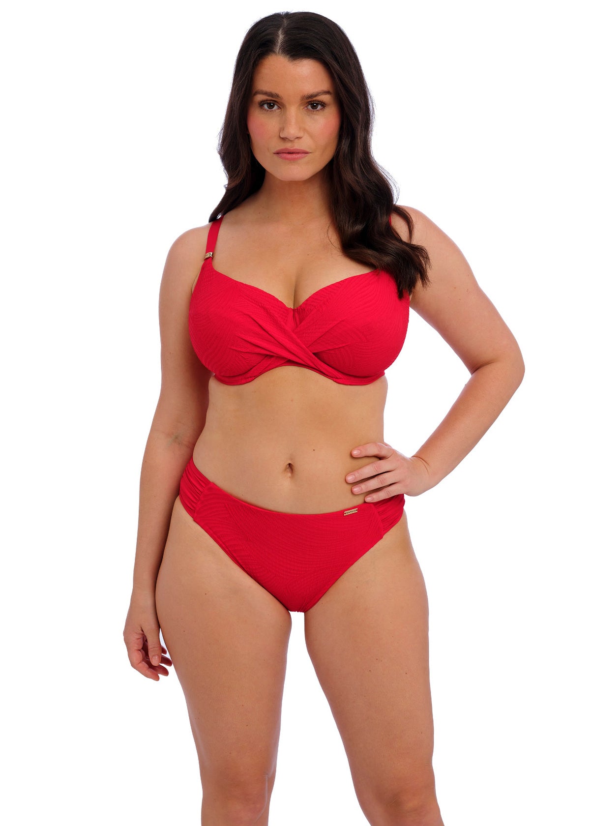 FS6358 Radiant Red - Ottawa Mid Rise Bikini Brief