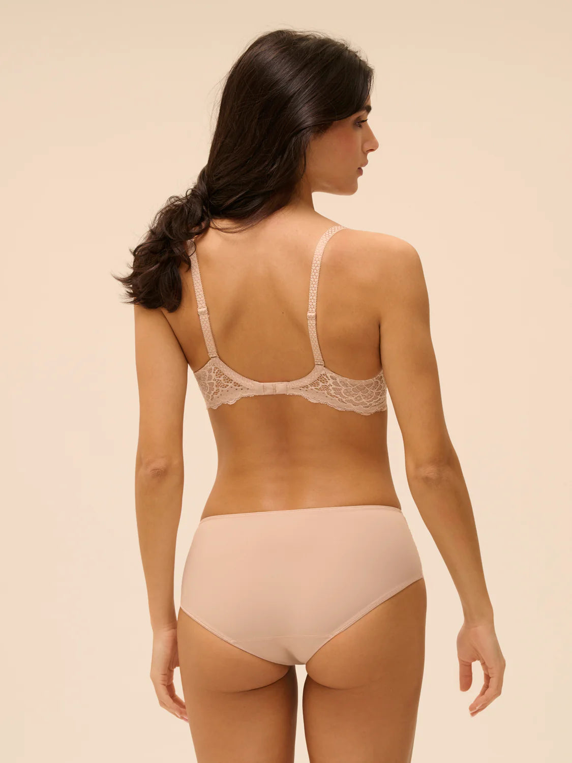 12A316 Peau Rose - Caresse 3D Plunge Bra