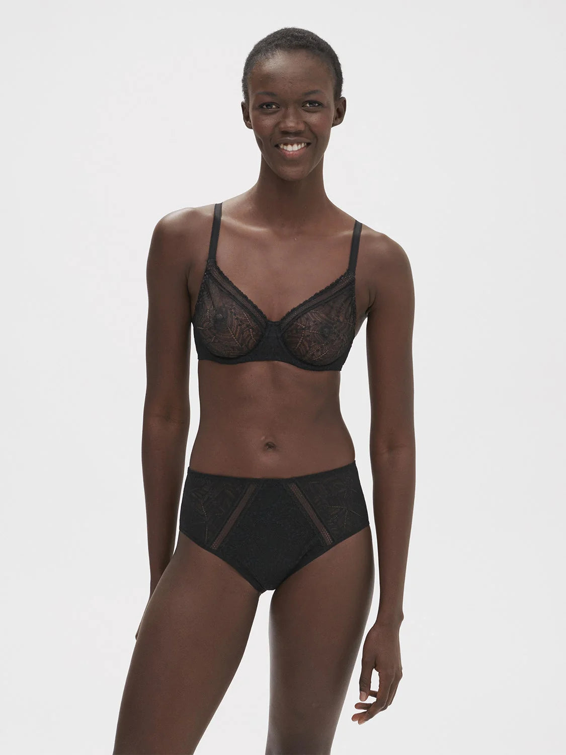 12S770 Black - Comete High Waist Brief