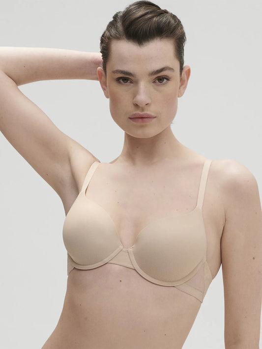 13V363 Peau Rose - Essentiel Contour Plunge Bra