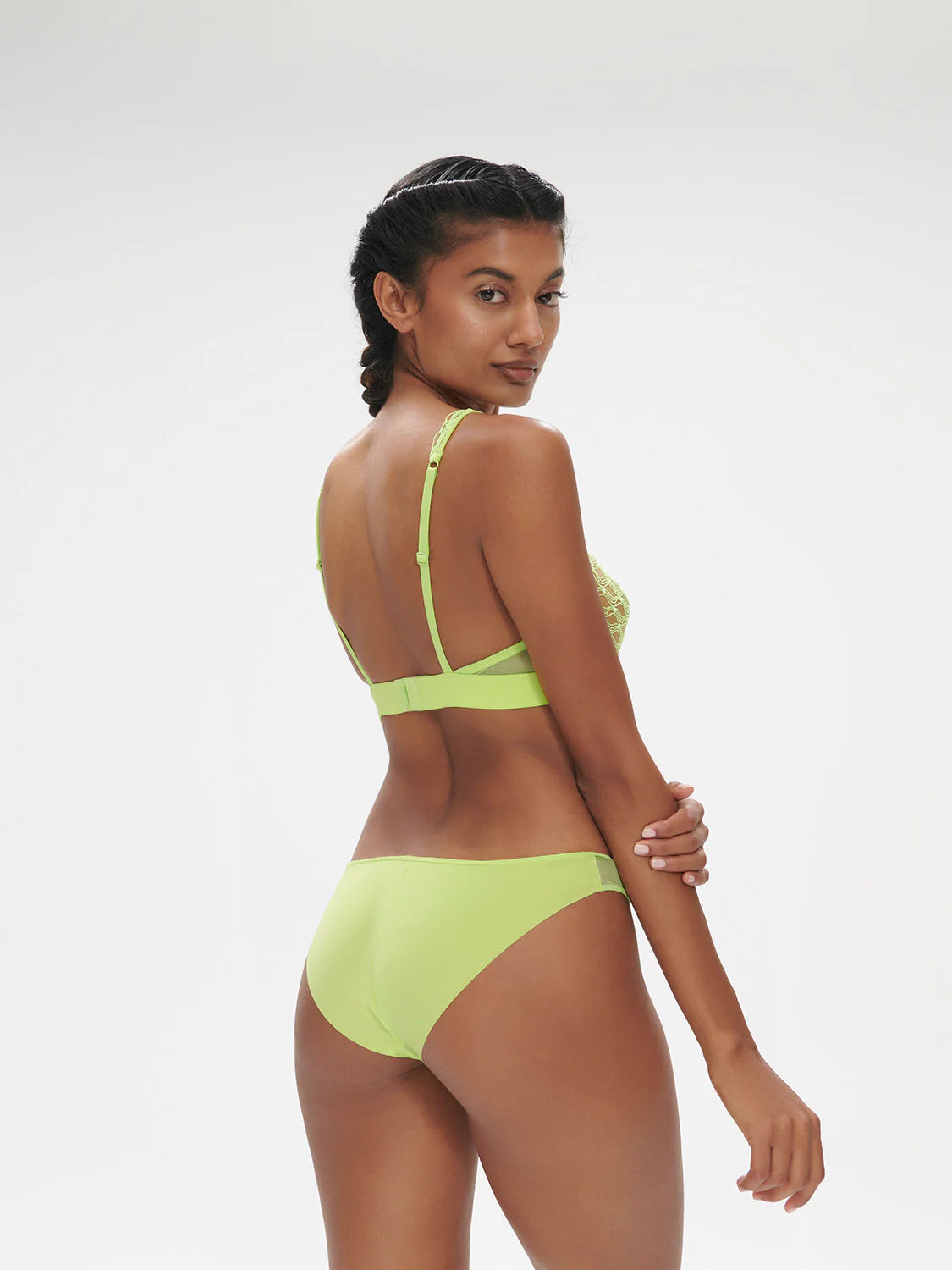 1D5720 Lime - Rose Bikini