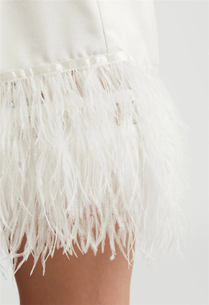 394 Ivory - Swan Cover Up