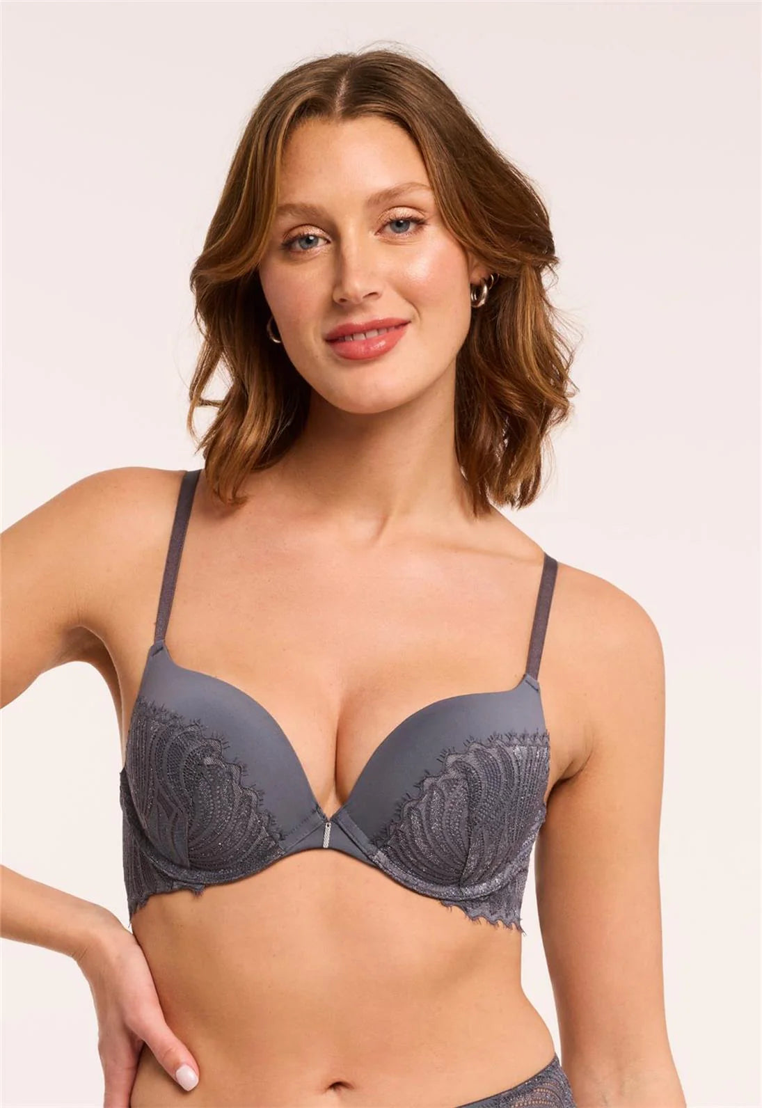 9712 Magnet/Silver - Lights Out Prodigy Ultimate Push-Up Bra