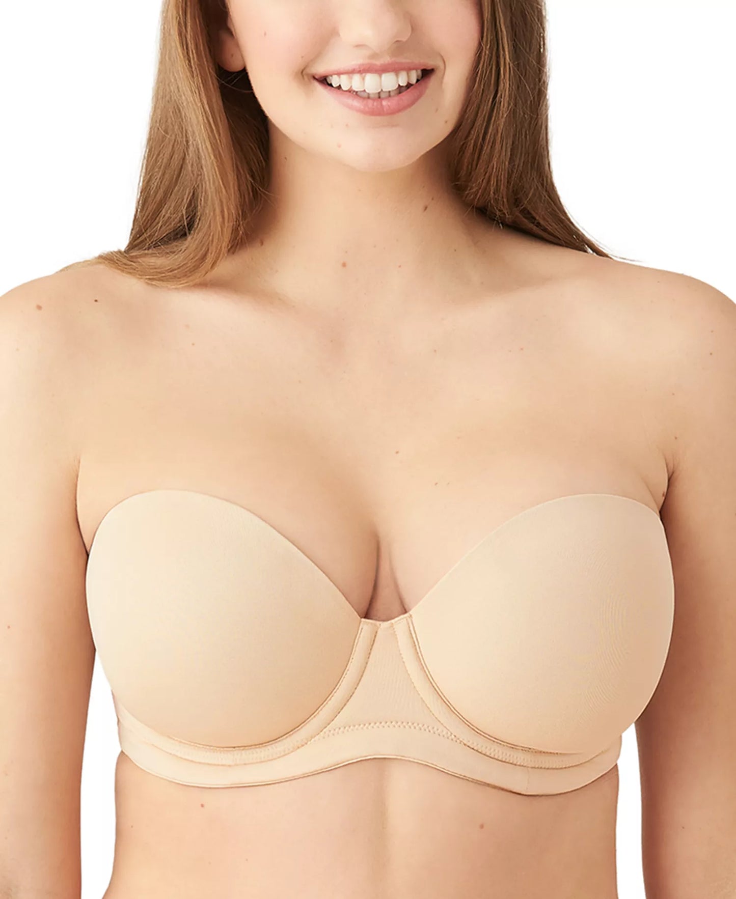 854119 Sand - Red Carpet Strapless Underwire Bra