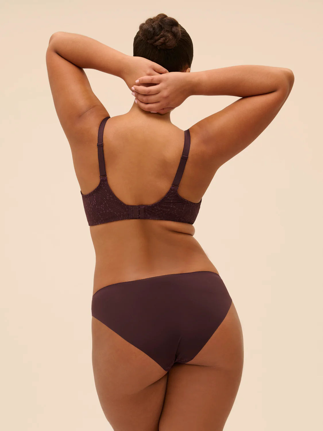 12S324 Plum - Comete Full Cup Bra