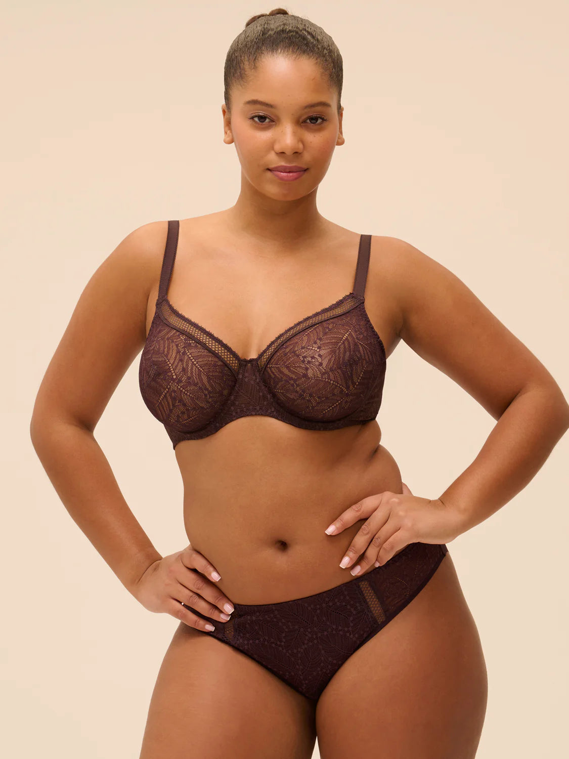 12S720 Dark Brown - Comete Bikini Panty