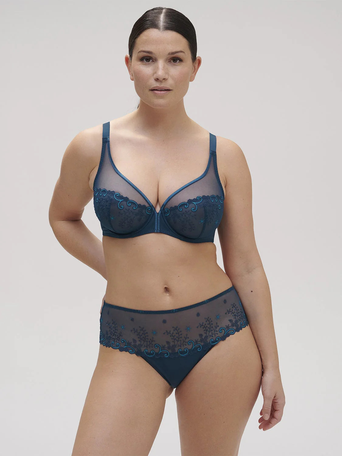 12X319 Bleu Prestige - Delice Sheer Plunge