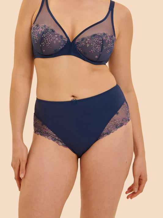 12X770 Rainbow Blue - Delice High Waist Brief Panty