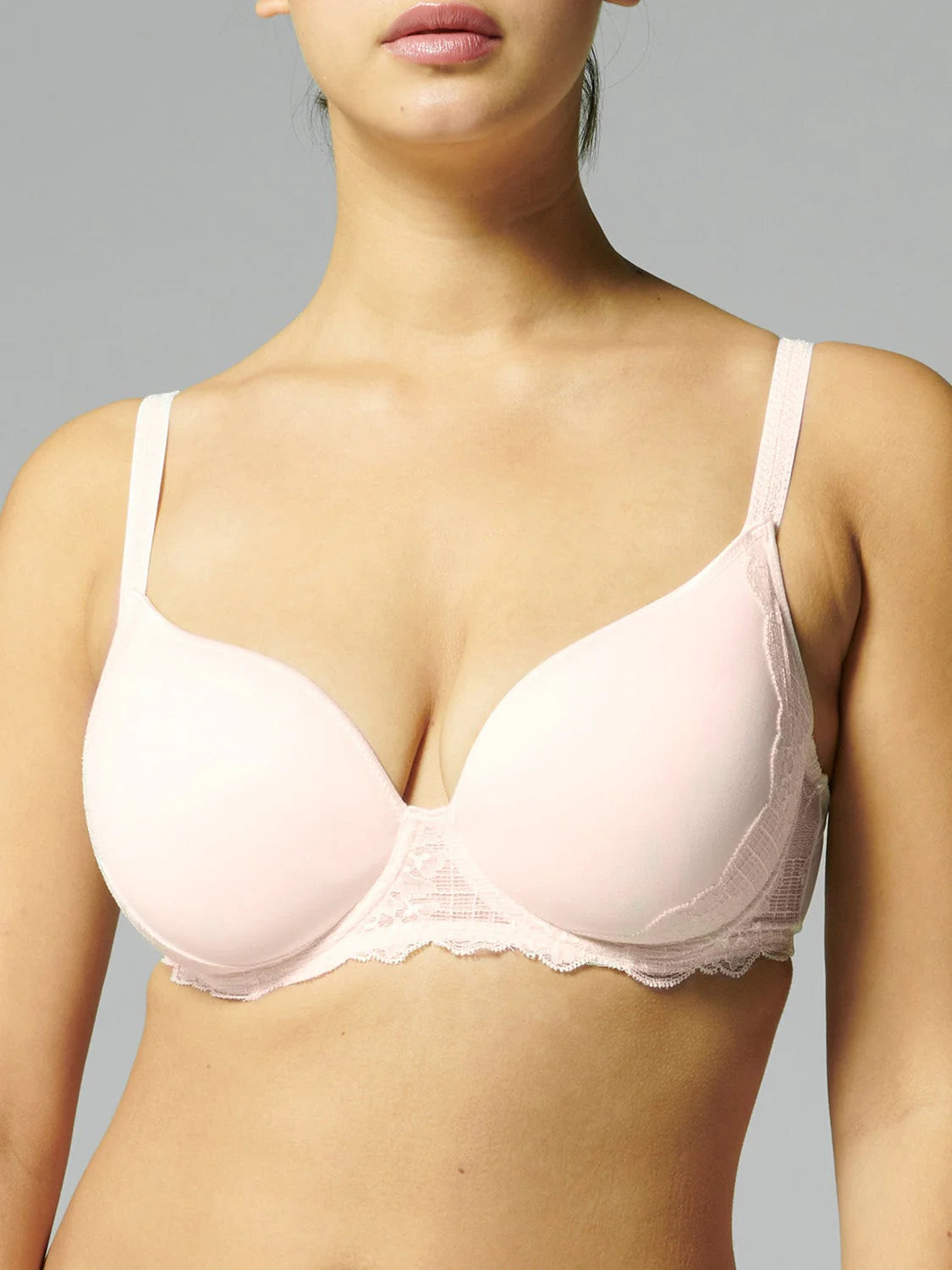 12Z316 Sakura Pink - Reve 3D Plunge Bra