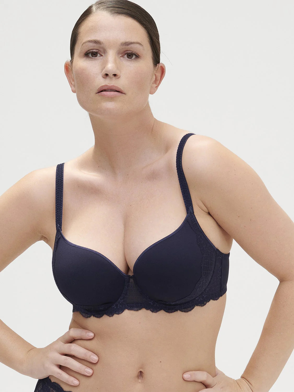 12Z316 Bleu Cosmic - Reve 3D Plunge Bra