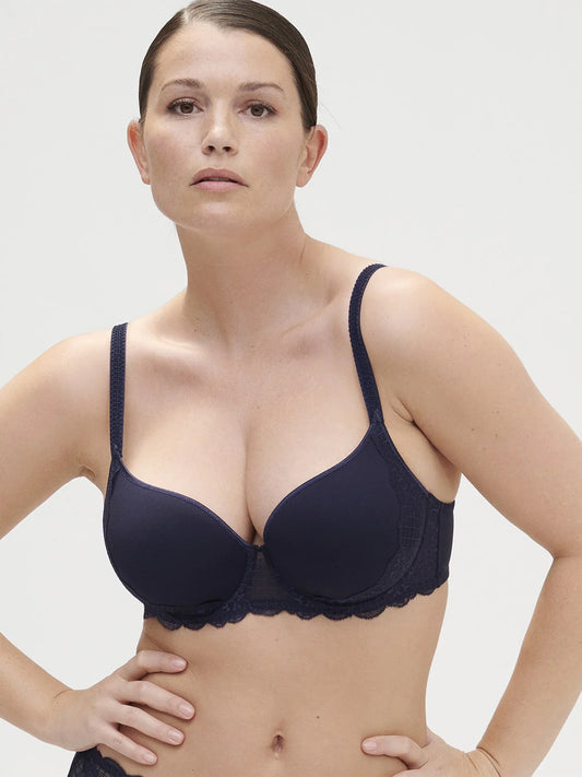 12Z316 Bleu Cosmic - Reve 3D Plunge Bra