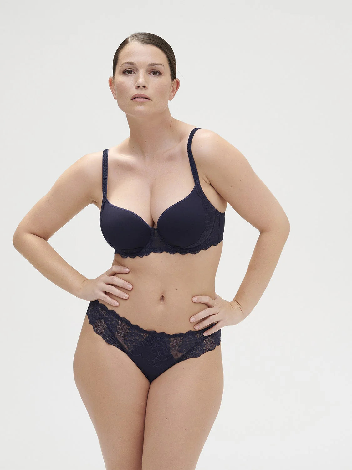 12Z316 Bleu Cosmic - Reve 3D Plunge Bra