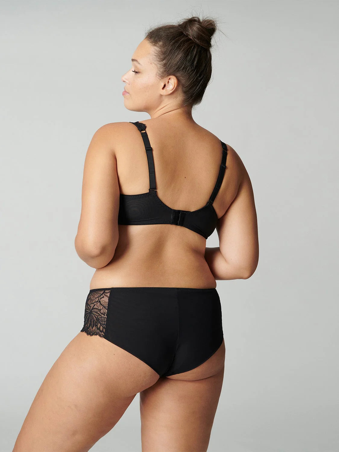 1B3630 Black - Exotica Boyshort Panty